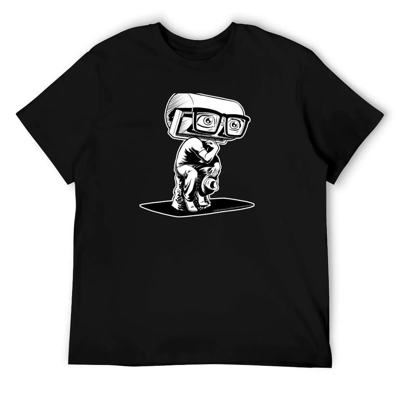Футболка EMO STEAMO, футболки с аниме, большие футболки с принтом для мужчин, футболка