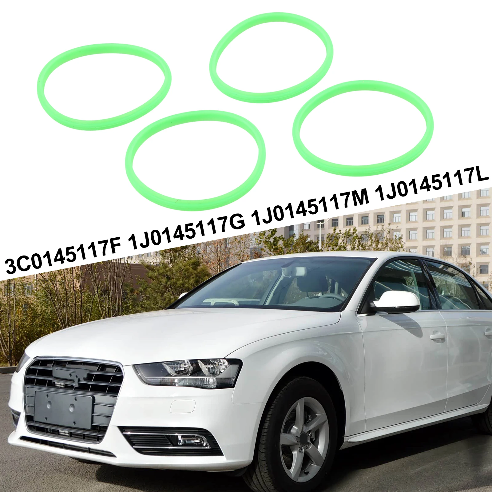 Фото Автомобильный интеркулер, уплотнительное кольцо турбопроводной трубы 3C0145117F 1J0145117G 1J0145117M для A1, для A3, для A6, уплотнительное резиновое кольцо №2