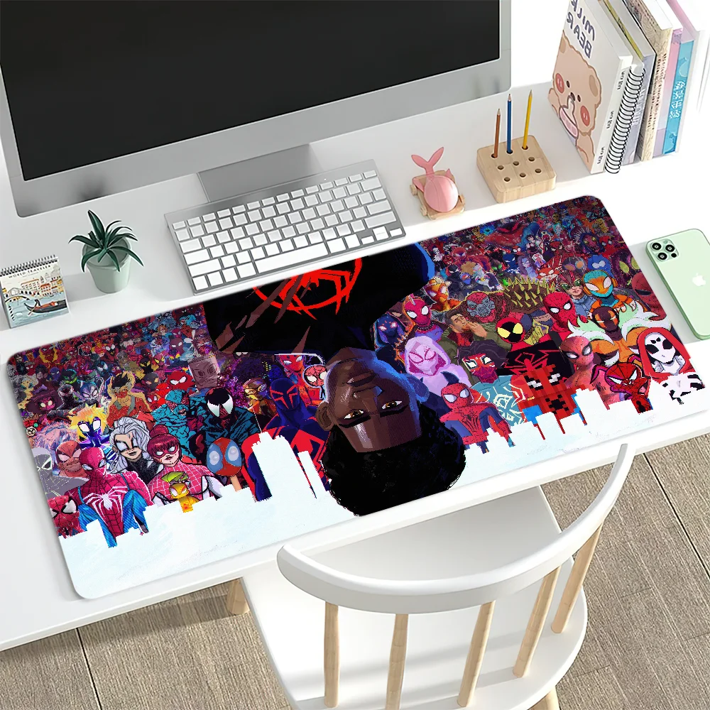 Фото S-Spider-Man Across The Spider-Verse Большой Нескользящий Резиновый Коврик Для Мыши Для Клавиатуры И Мыши — Коврик Для Игрово... №4