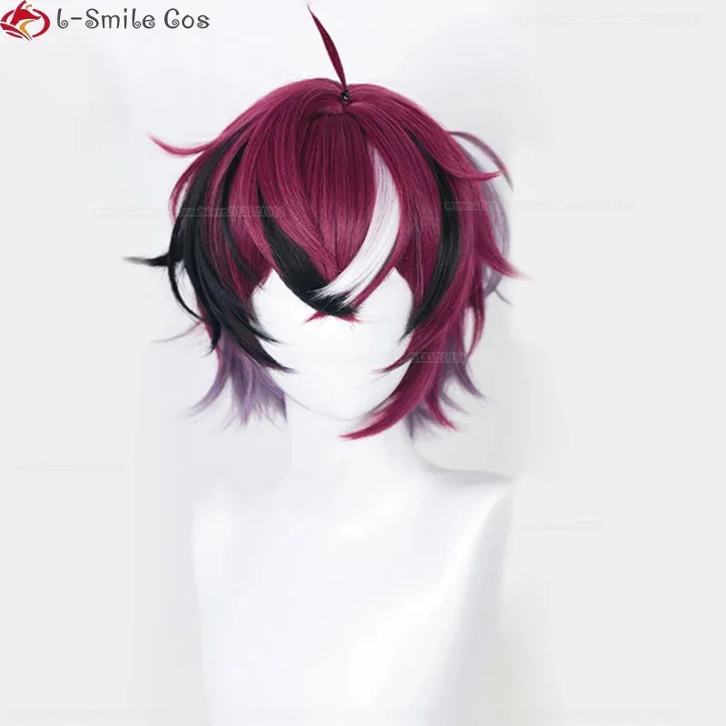 VTuber EN7 X SOLEIL Dropscythe Косплей с короткими волосами 35 см Doppio термостойкий мужской костюм Nijisanjien для вечеринки на Хэллоуин