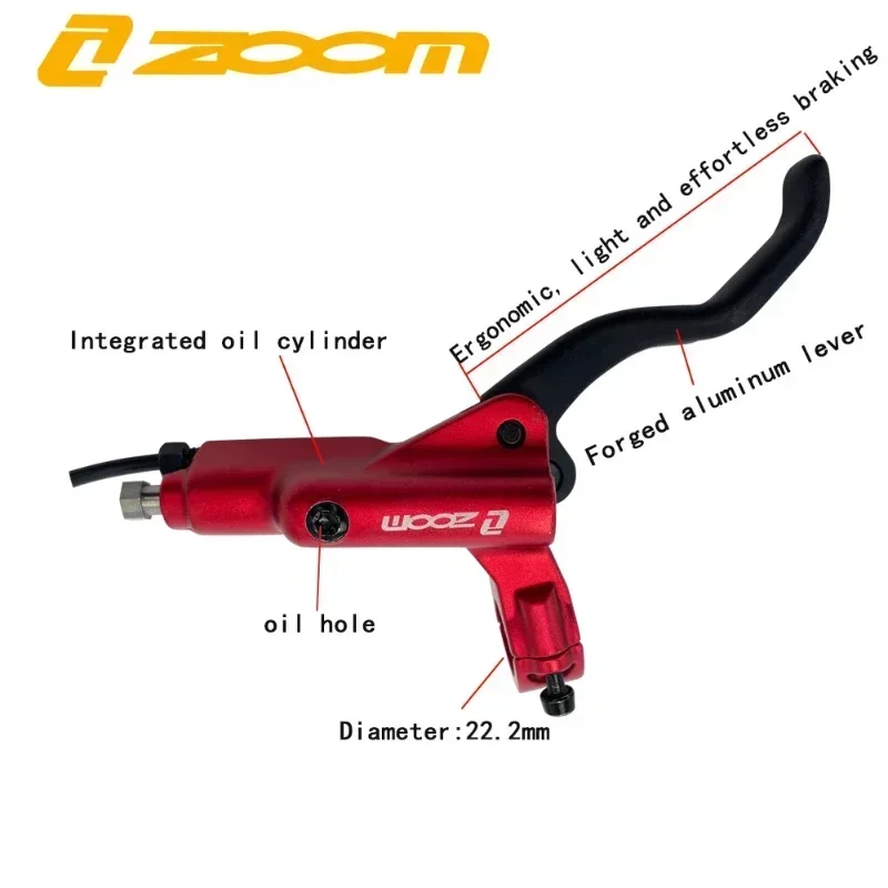 Фото ZOOM HB-876E Электрический велосипед Четырехпоршневые масляные гидравлические тормоза 950/1850 мм 2300 мм Li-Po Велосипед с функцией отключения питания Набор дисковых тормозов №5