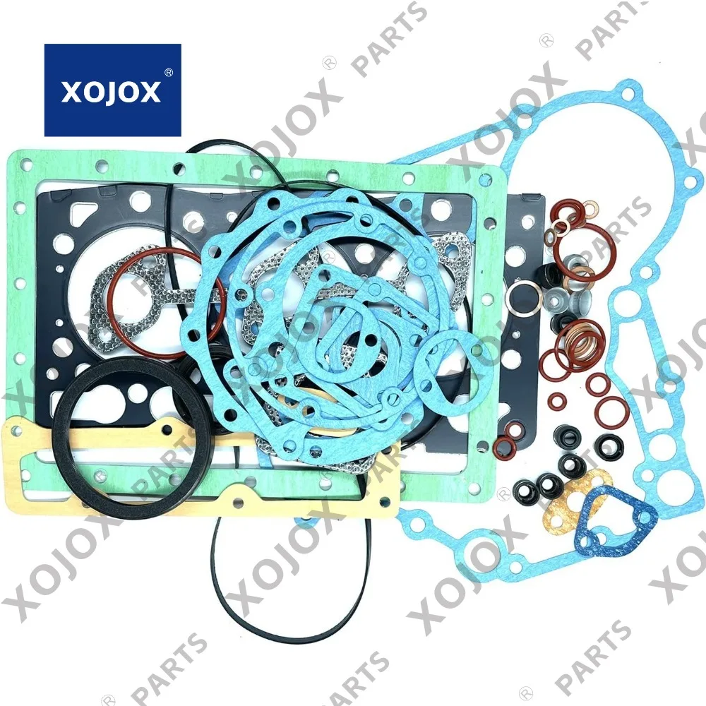 Полный комплект прокладок XOJOX 3TN100 с прокладкой головки для двигателя Yanmar 3TN100 3TN100E 3TN100L F475 F535 трактора