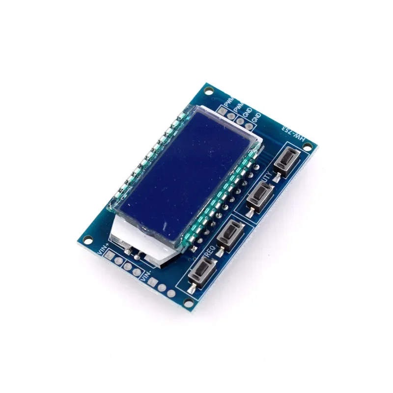 Фото PWM Pulse Frequency Duty Cycle Adjustable Module, 1Hz - 150Khz, 3.3V - 30V, LCD Display, Signal Generator PWM Board Module №4