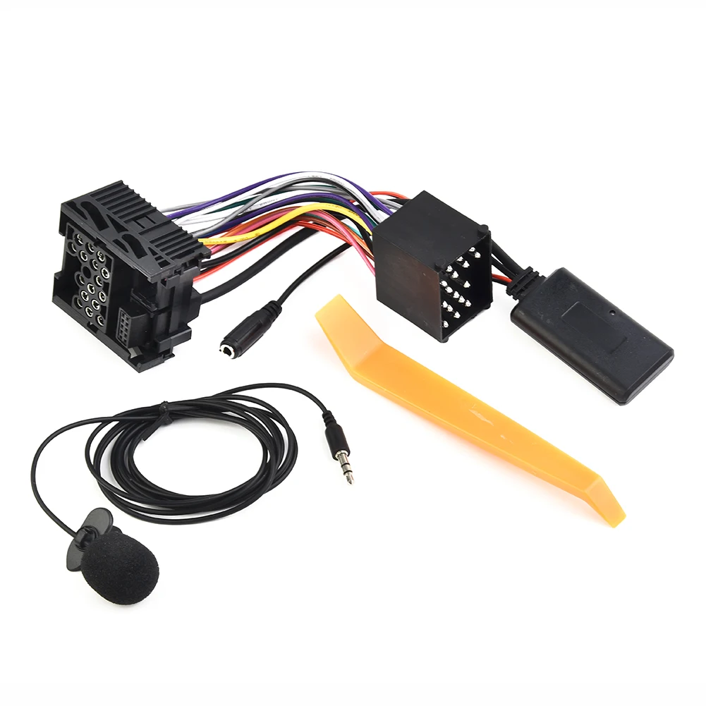 Bluetooth-адаптер JieRui-BT 5908 с микрофоном, аксессуары, кабель для BMW E46 3 серии, радио 5-12 В 5,0 AUX IN