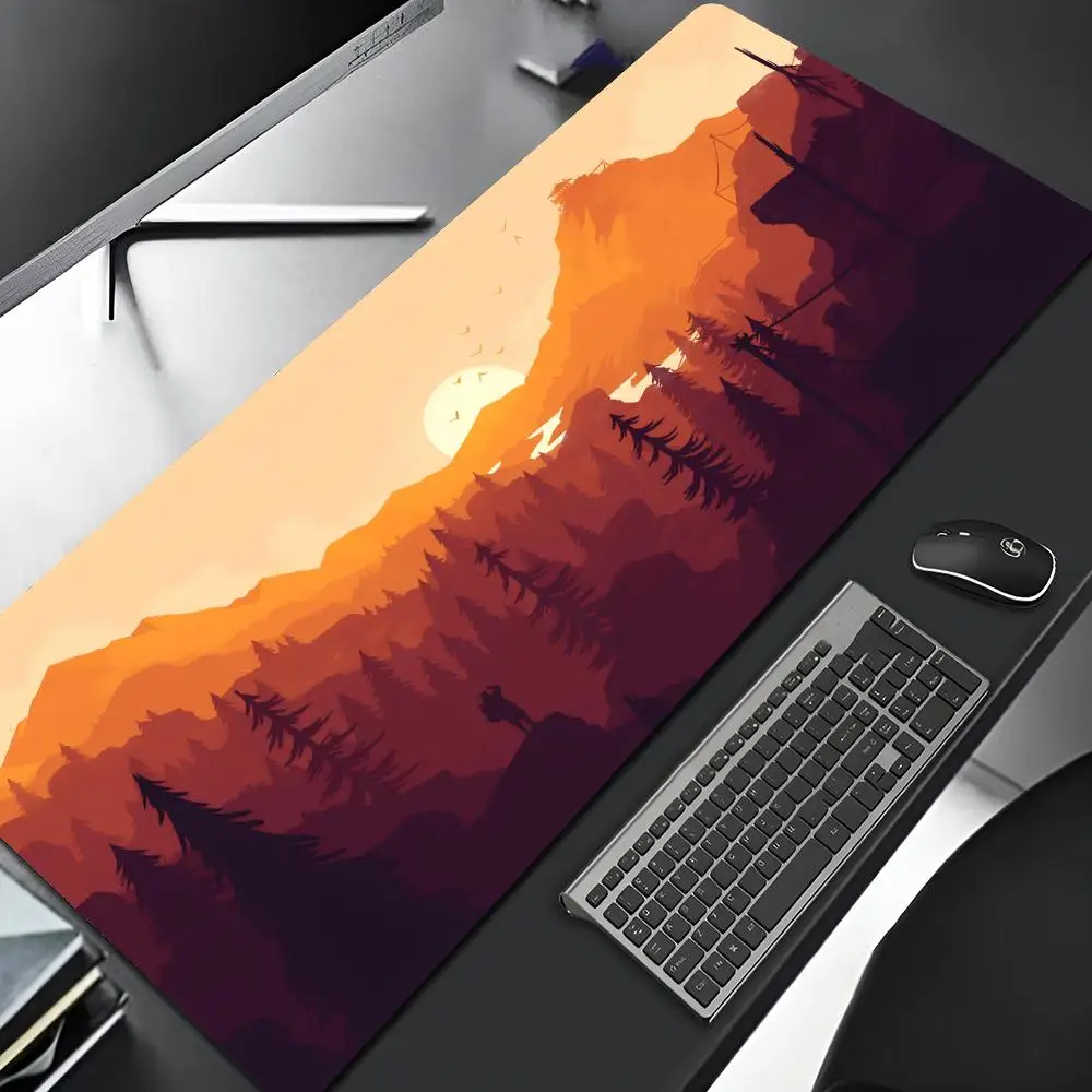 Коврик для мыши Firewatch, игровой коврик с блокировкой края животного, большой компьютерный геймер, большой резиновый художественный коврик для мыши, коврик для ноутбука, стола (art.: 3920d17f07151) - 3920d17f07151