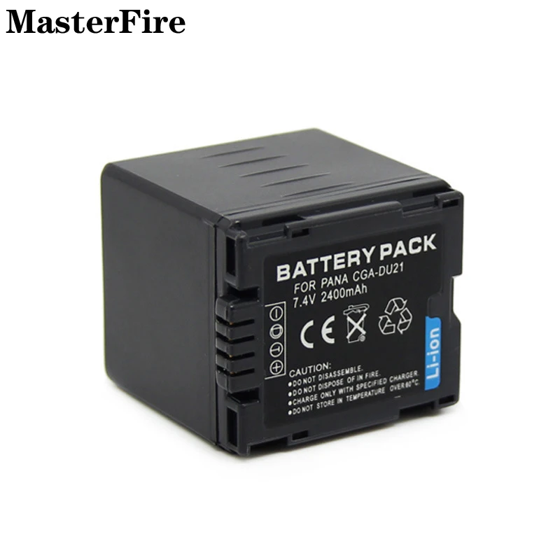 10 шт. 7,4 В 2400 мАч аккумуляторная батарея CGA-DU21 VW-VBD210 для Panasonic CGA-DU14 DU21 DU07 DU06 NV-GS500 GS28 GS27 батареи