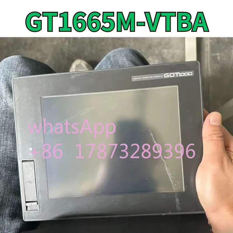 Б/У Сенсорный экран GT1665M-VTBA тест ОК Быстрая доставка