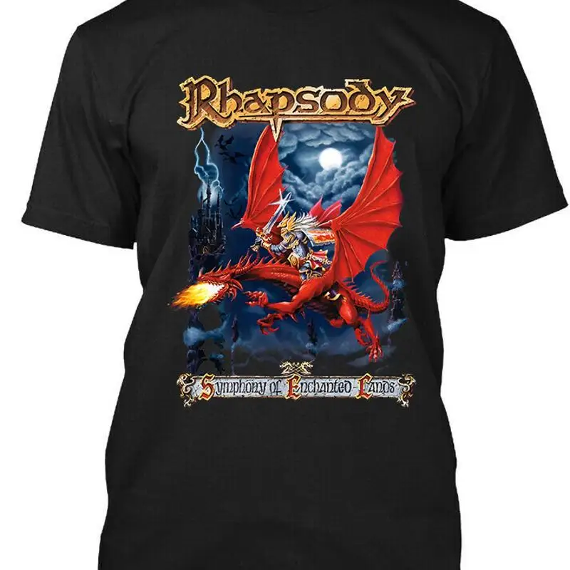 НОВАЯ футболка Rhapsody of Fire Symphony Enchanted Lands Italy Power Music S 5XL