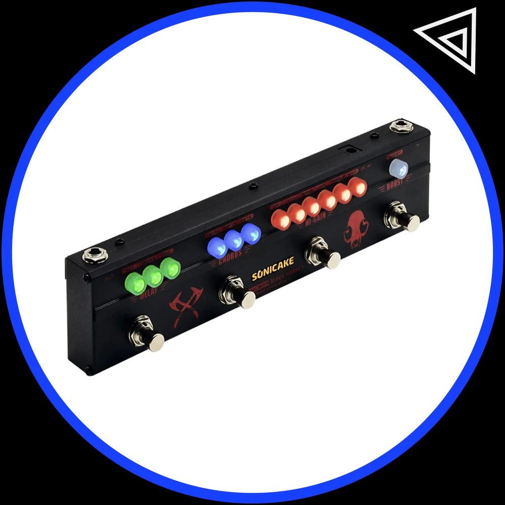 SONICAKE черный молоток мультиэффекты хэви-метал HiGain искажения Boost Chorus задержка гитарная педаль QCE-30 подарки Электроника