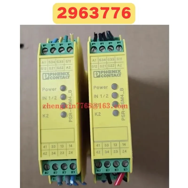 Б/у Реле безопасности 2963776 PSR-SCP-24UC/ESM4/3X1/1X2/B Нормальная функция Протестировано ОК