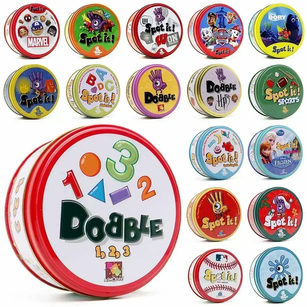 Asmodee Double Play Point-Based Настольная игра Железный ящик для спорта Развлечения Семейные животные Jr Hip Детский настоль...