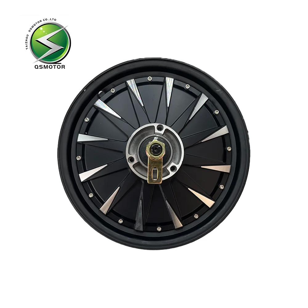 QSMOTOR 12-дюймовый V2 2000W35H48-96V бесщеточный двигатель постоянного тока, подходящий для электрических мотоциклов