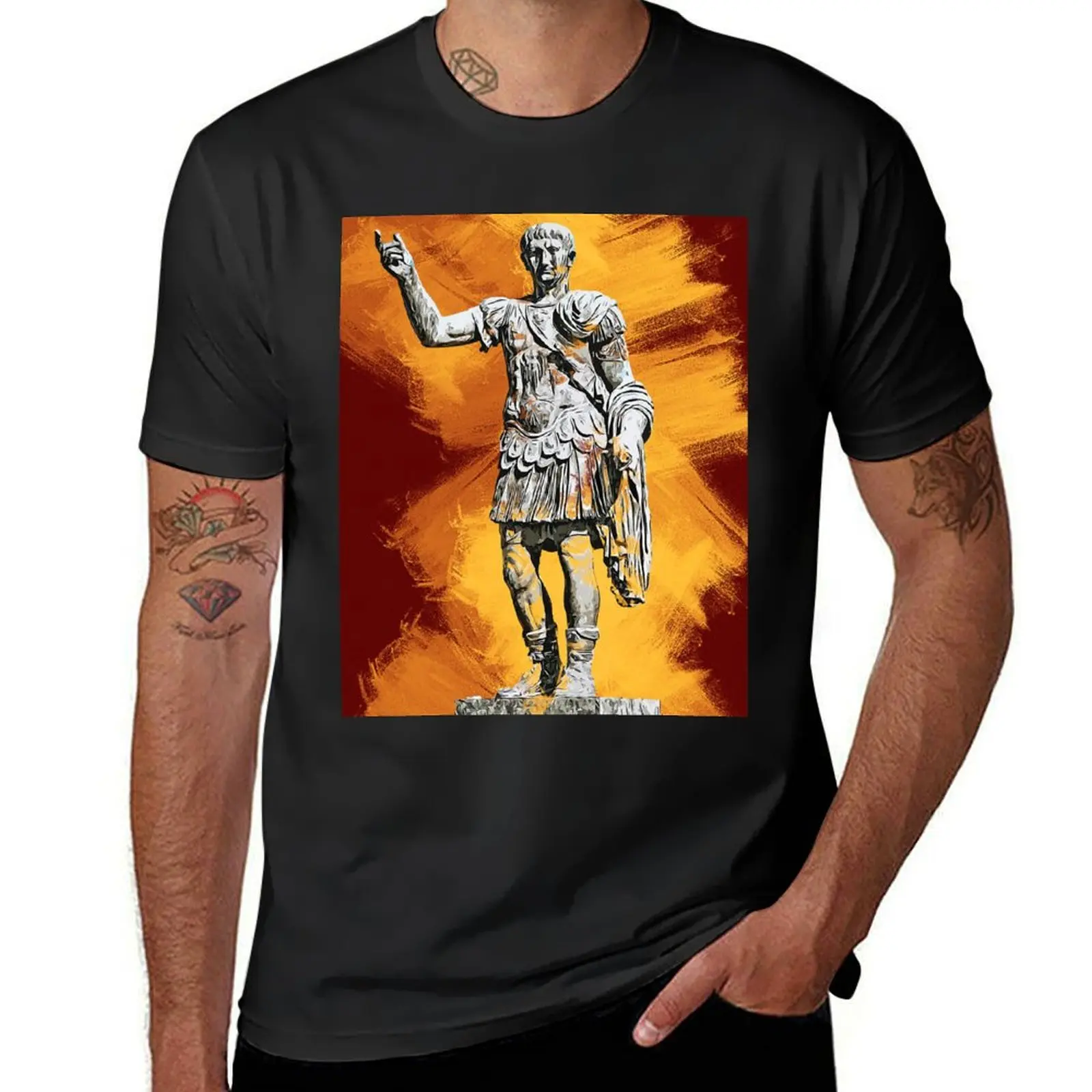 Футболка Trajan funnys, милые мужские футболки