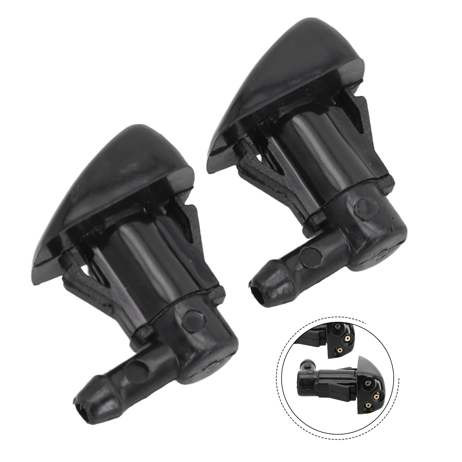 Фото 2 шт., распылитель воды на лобовое стекло для Hyundai Tucson MK1 05-2010, Kia Spectra EX, LX, SX 07-2009 №4