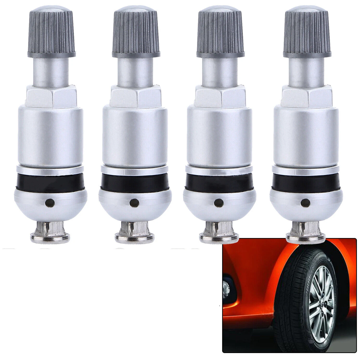Шиновые клапаны TPMS для Mercedes Audi BMW VW, комплект для ремонта стержня вентиля, 4 шт.