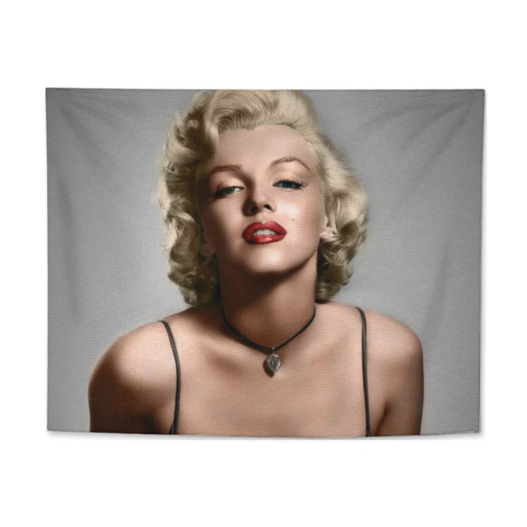 Marilyn гобелен с Монро домашнее украшение, эстетичная большая ткань, Настенный Коврик, фон для спальни, одеяло для дивана