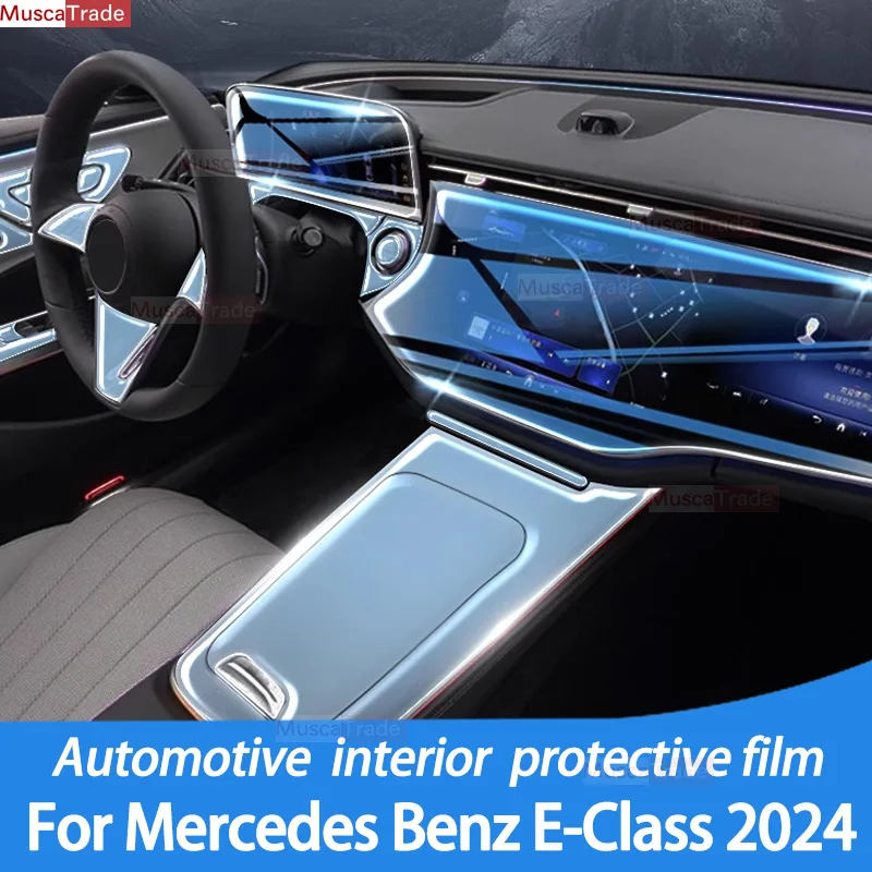 Прозрачная защитная пленка из ТПУ для Mercedes Benz MB W214 E-Class 2024