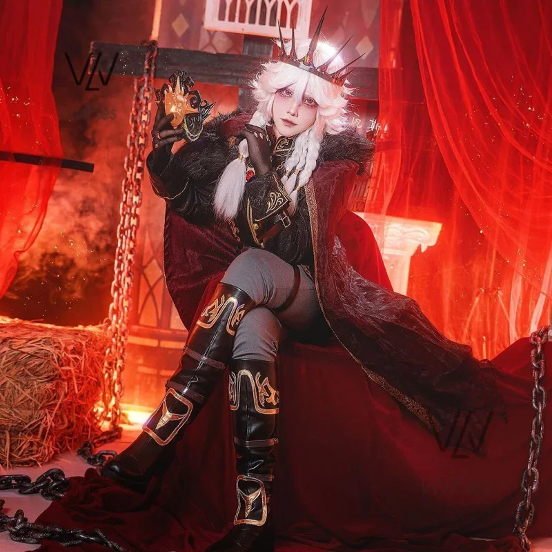 Фото 2025 аниме игра Identity V косплей ночные часы косплей костюм Morningstar Ithaqua косплей мужской костюм парик обувь на Хэллоуин №2