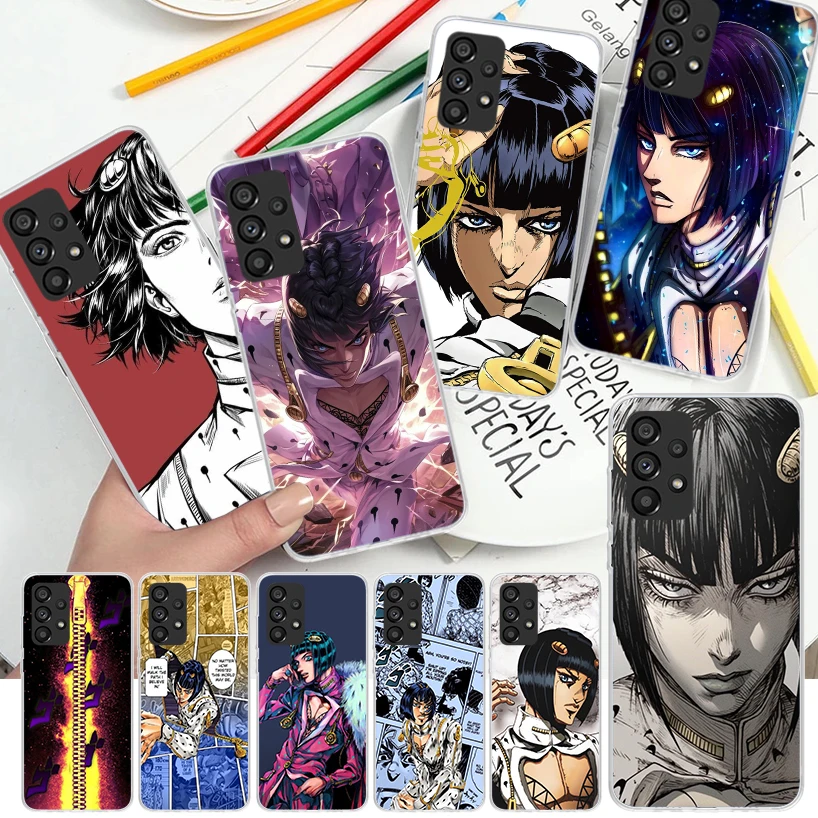 JoJo Adventure Bruno Buccellati для Samsung Galaxy A52 A42 A32 A22 A12 Чехол для телефона A51 A41 A31 A21S A71 A11 A50S A70S A40 A30S A2