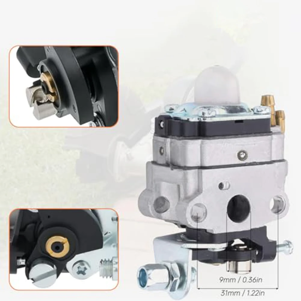 Фото Комплект карбюратора для Honda GX22 GX31 FG100 HHE31C HHT31S UMK431, садовый культиватор, карбюратор, запасной комплект садовых электроинструментов №2