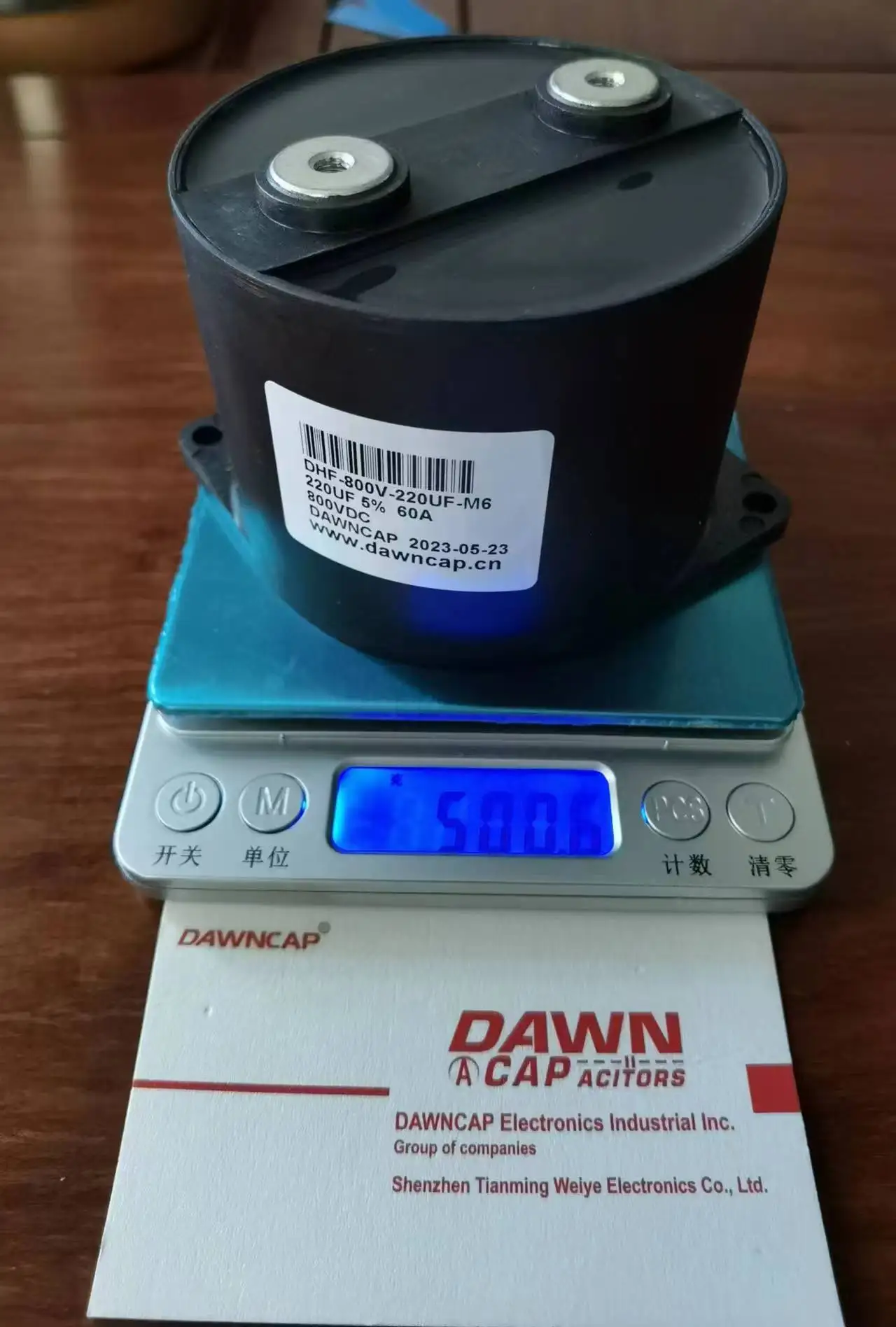 DAWNCAP DHF 220 мкФ 700 В 800 В постоянного тока специальные конденсаторы для новых электромобилей 105 градусов
