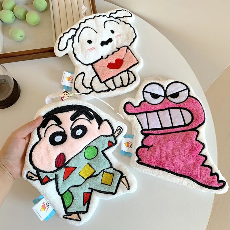 Аниме Crayon Shin-Chan полотенце для рук кавайное милое детское полотенце для ванной с мультяшным рисунком быстросохнущее полотенце для женщин