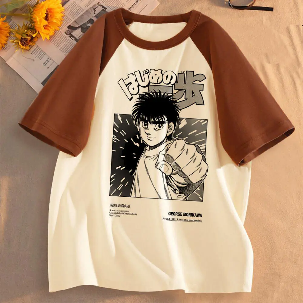 Kbg Hajime No Ippo Kaus футболка для девочек в стиле гранж модная корейская одежда поп-культура эстетическая футболка в стиле хип-хоп удобная женская Y2k (art.: 3920d12f83911) - 3920d12f83911
