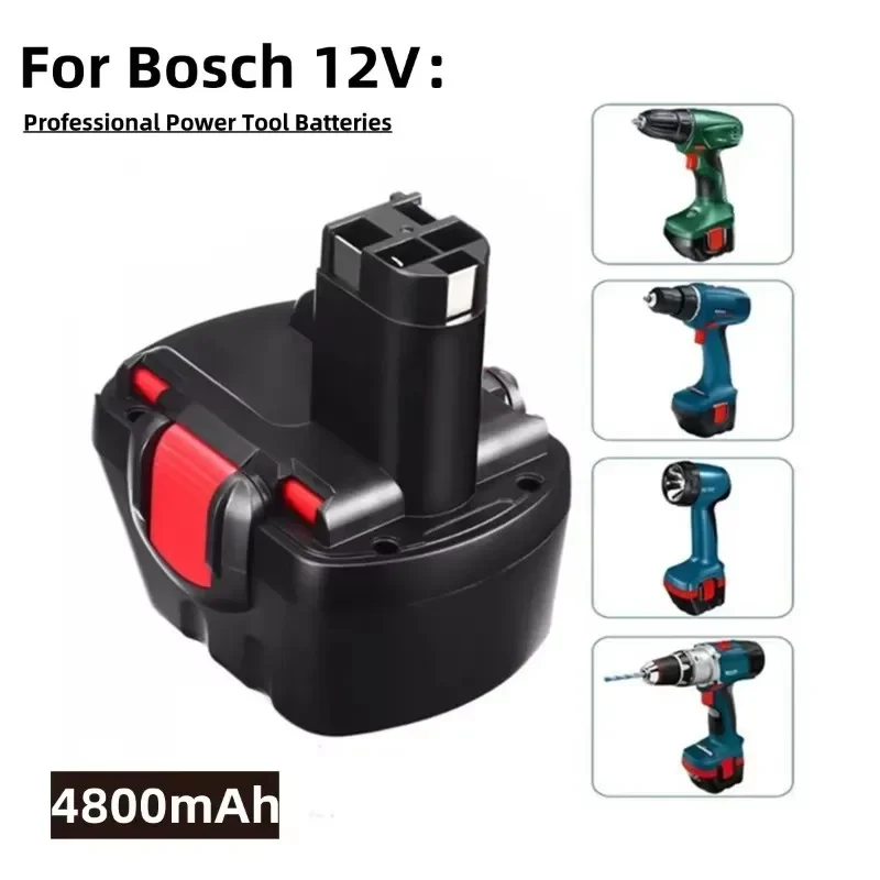 Фото Для аккумуляторной батареи отвертки Bosch 12 В, 12 В, 4800 мАч, PSR, BAT043, BAT045, BAT046, BAT049, 2607335273 , 2607335274 №5