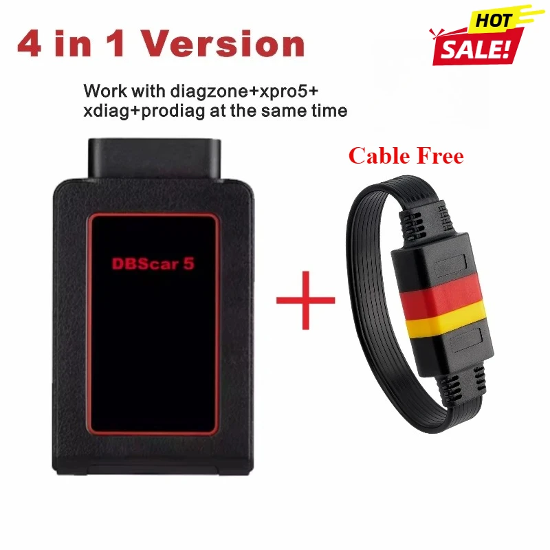 Запуск DBSCAR V Bluetooth-разъема DBScar 5, диагностический инструмент OBD2 для телефона Android/планшета Pk THINKDIAG и GOLO PRO
