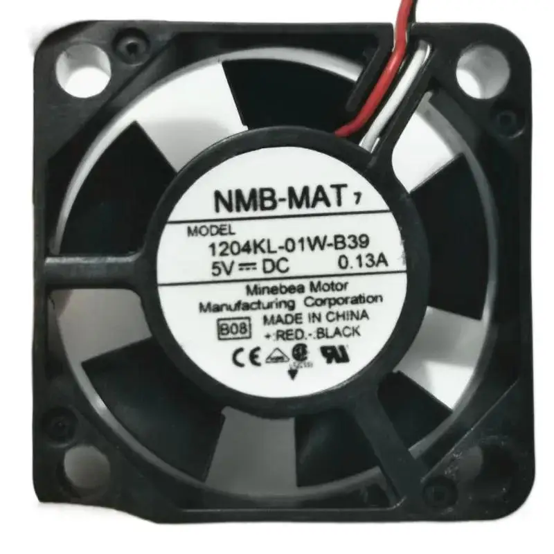 DL NMB-MAT 1204KL-01W-B39 B08 Вентилятор охлаждения сервера постоянного тока 5 В 0,13 А 30x30x10 мм