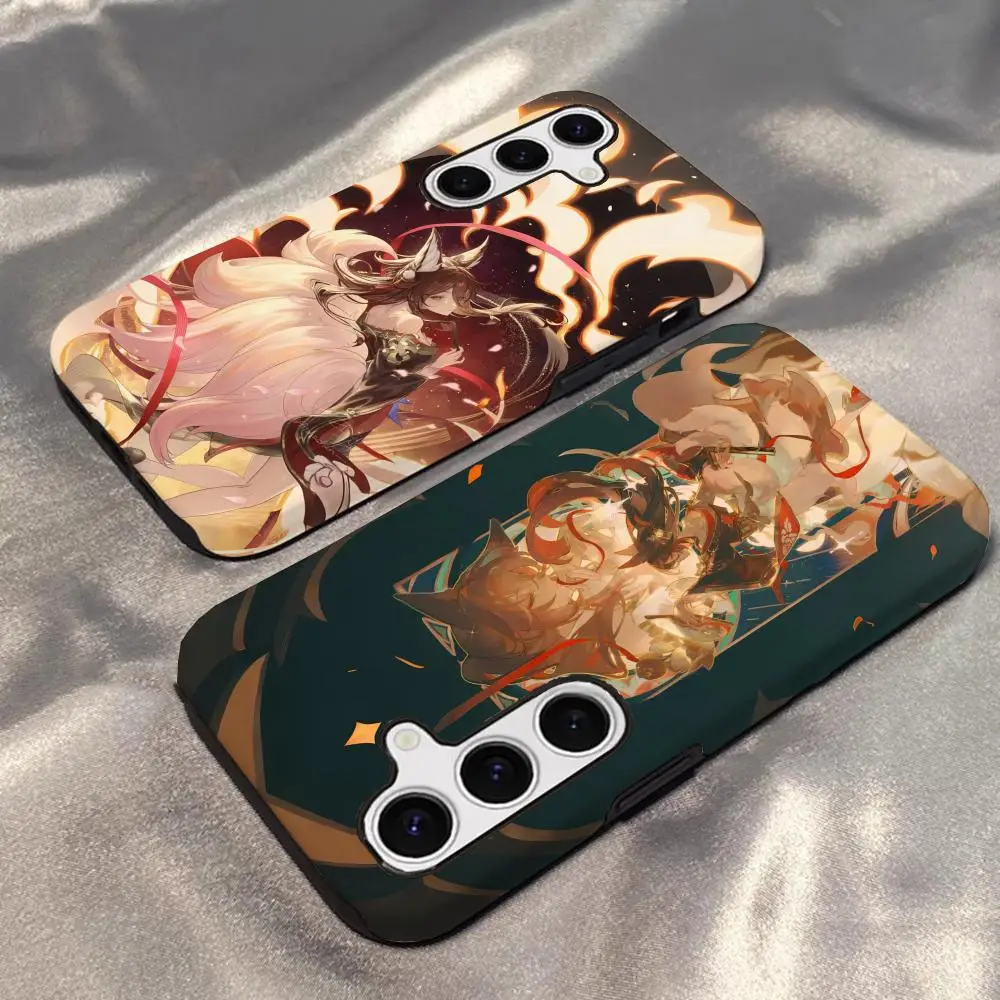 Чехол для телефона Honkai Star Rail Tingyun для Samsung S25 S24 S23 S22 S21 Plus Ultra A56 A36 A26 A16 глянцевый HD жесткий чехол из ПК