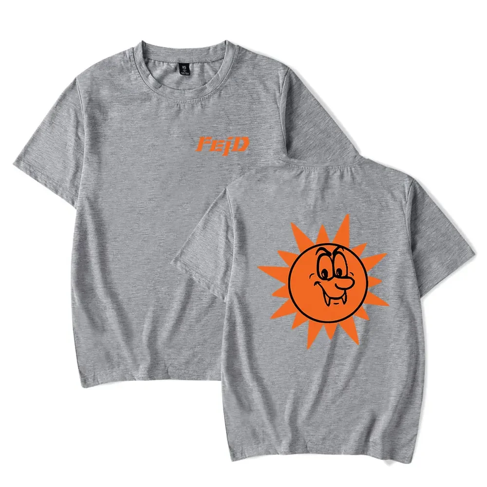 Фото Футболки Feid Rapper Ferxxocalipsis альбом Merch для женщин и мужчин, модная повседневная футболка с коротким рукавом, уличная одежда №3