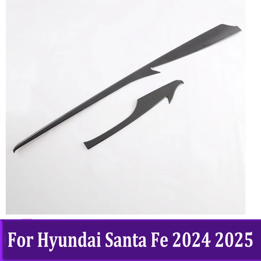 Аксессуары для интерьера для Hyundai Santa Fe 2024 2025, центральная панель приборной панели, крышка приборной панели, накладка для управления, Стайлинг автомобиля