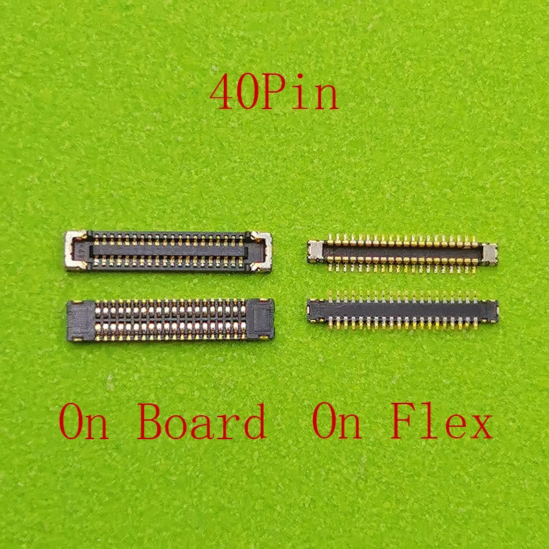 Зарядное устройство USB 40pin, 2 шт., порт для зарядки FPC, разъем на плате для Xiaomi Note 8, 7, Note7pro/Note 9, 5G/K30, 4G, Φ/K30i, POCO X2