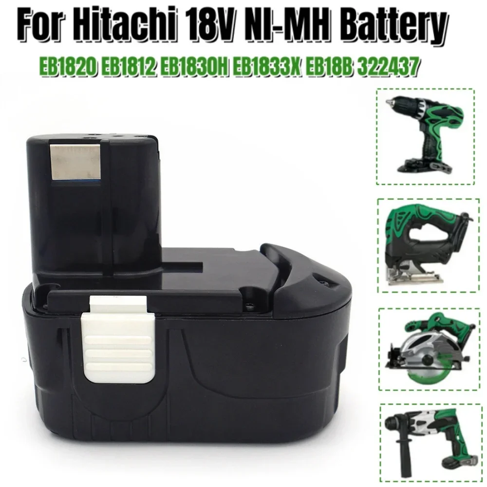Сменная дрель, аккумулятор для инструмента, 18 В, 9800 мАч для Hitachi BCL1815 BCL1830 BCL1840 (art.: 3920cff6a6446) - 3920cff6a6446