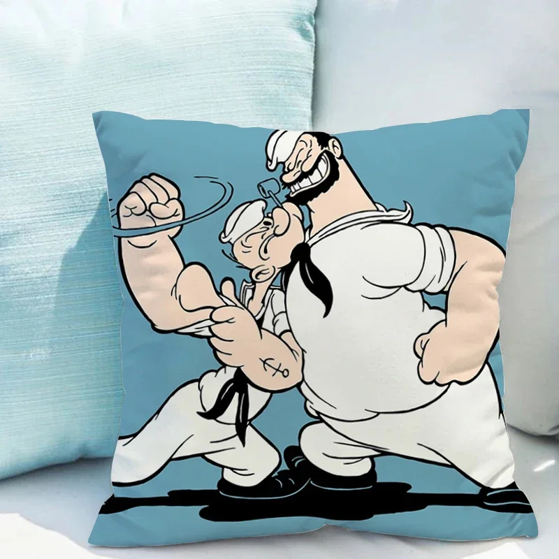 Наволочка для гостиной P-popeye матросские подушки персиковая кожа наволочки с принтом Современная наволочка для дивана