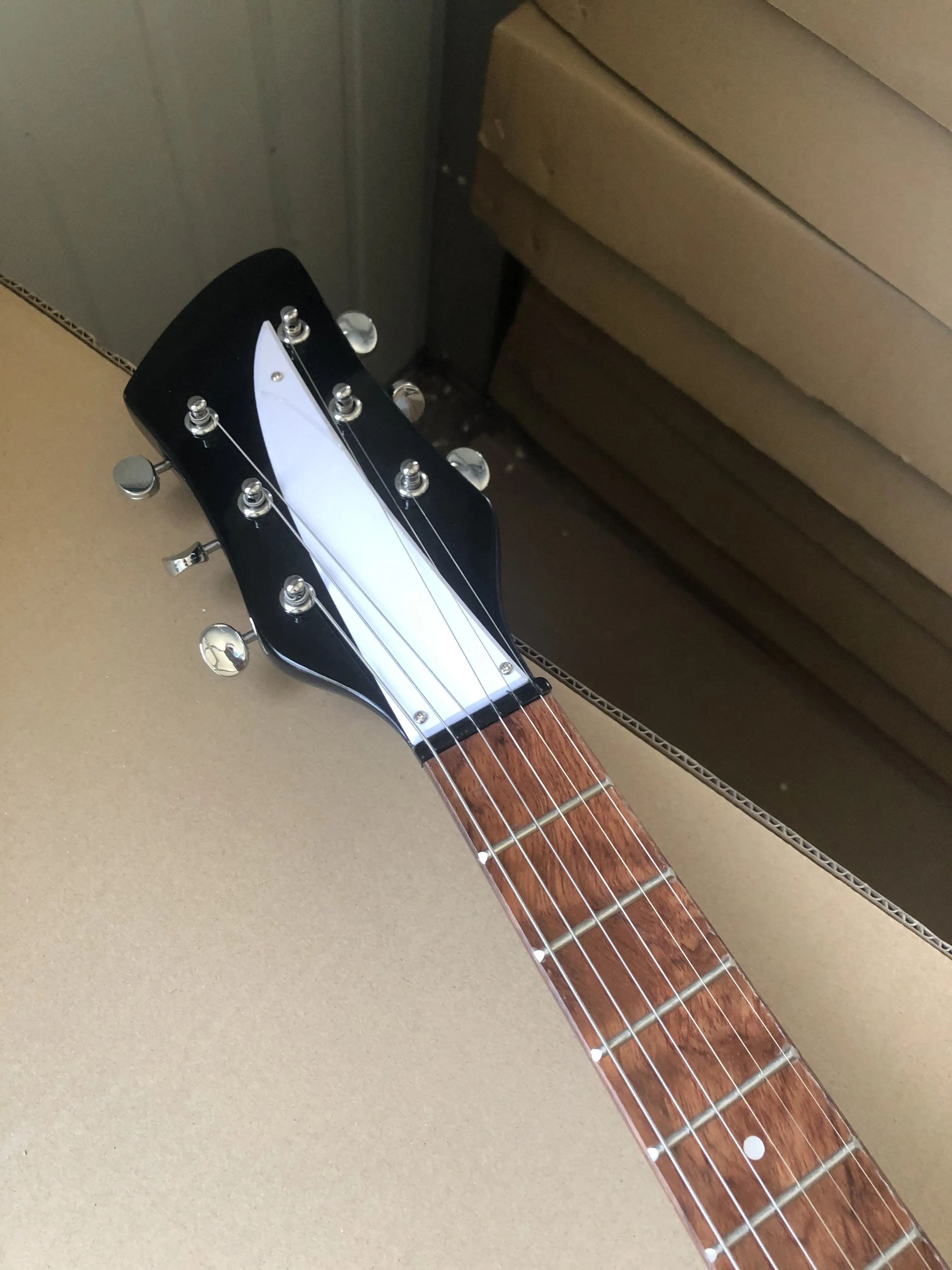 Фото Электрогитара Rickenbacker, системный мост Tremolos, черный цвет, Белая гвардия, Высококачественная гитара, бесплатная доставка, 325 №4