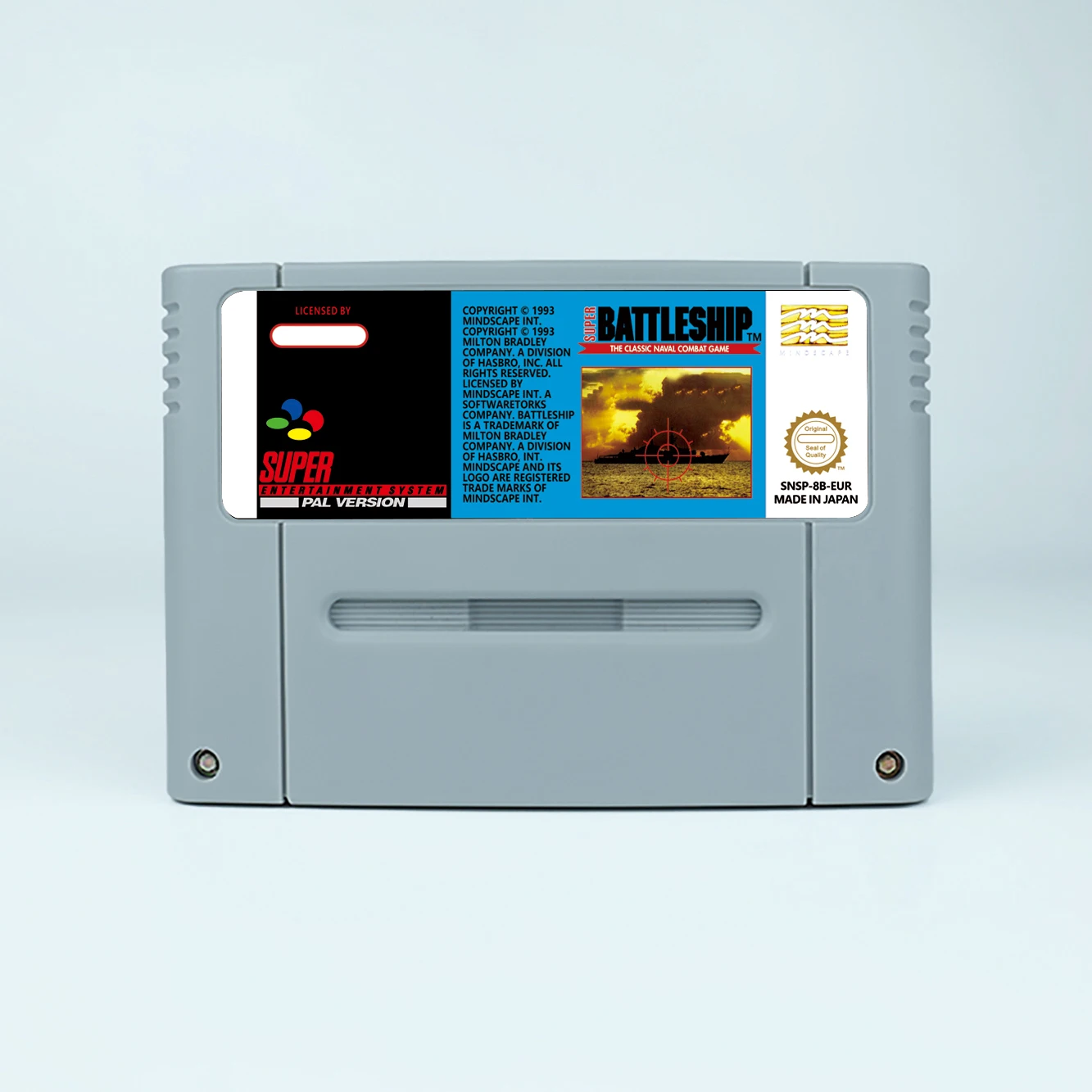 Экшн-игра Super Battleship для 16-битной игровой карты SNES для игровой консоли SNES версии EUR PAL ДЛЯ Nintendo