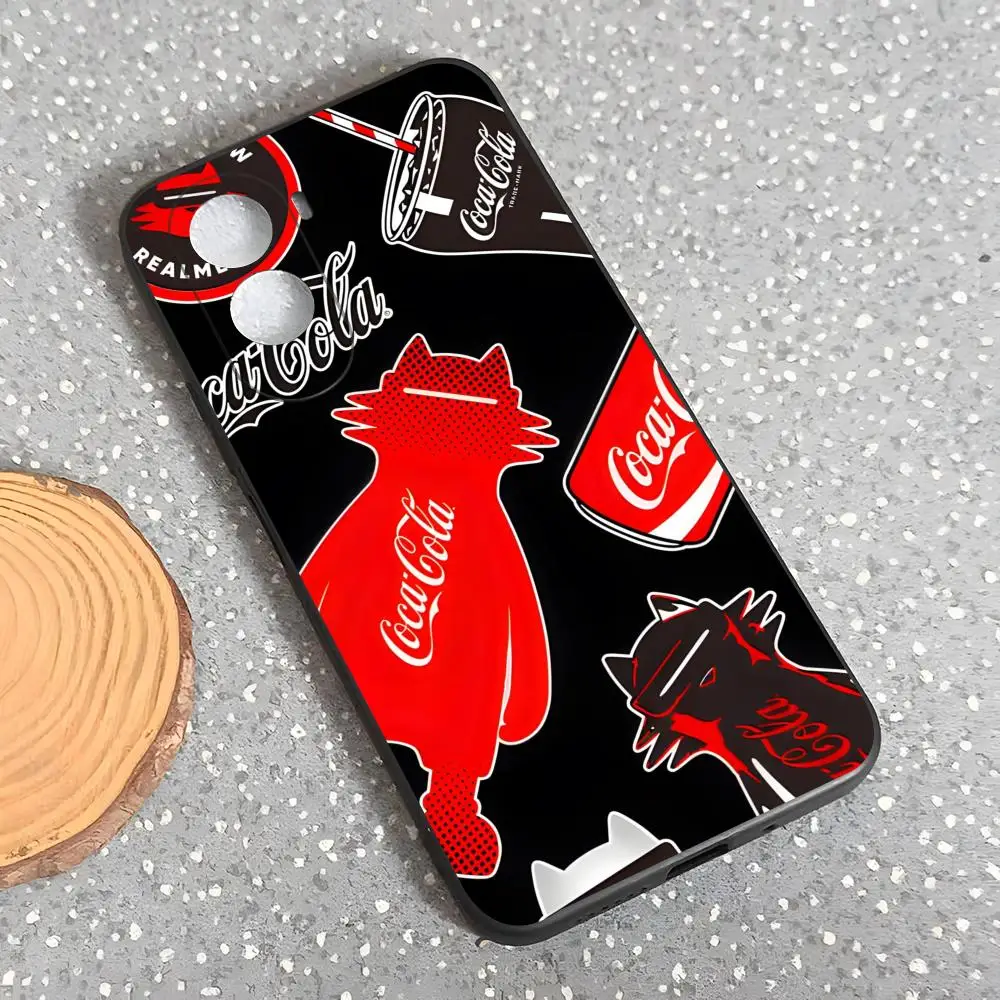 Фото Чехол для телефона C-Coca-Fashion Cola для Poco M7 M6 M5 S M4 F7 Ultra F6 F5 X7 X6 X5 X4 GT Pro, черный мягкий корпус №2