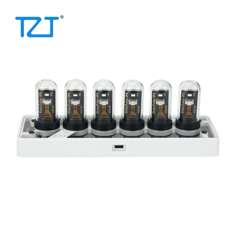 Фото TZT EleksTube IPS PR3 Nixie Tube Clock RGB Pseudo Glow Tube Часы Настольные украшения Поддержка беспроводного управления №3