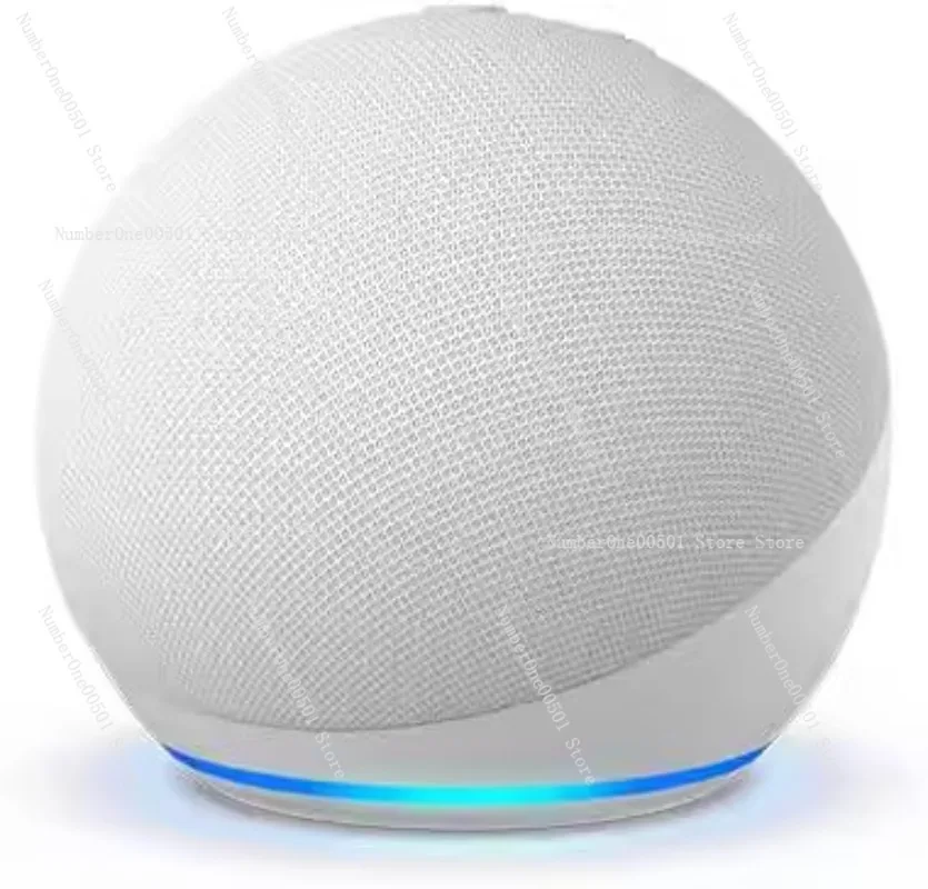 Новый Echo Dot (5-е поколение, выпущенный) с часами | Умный динамик с часами и Alexa