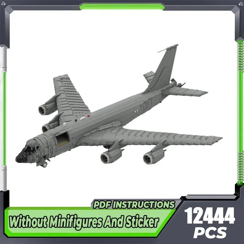Строительные блоки Moc, военная серия, WW2 KC-135R Stratotanker, модель самолета, технология, кирпичи, сделай сам, сборка, самолет, игрушки для детей
