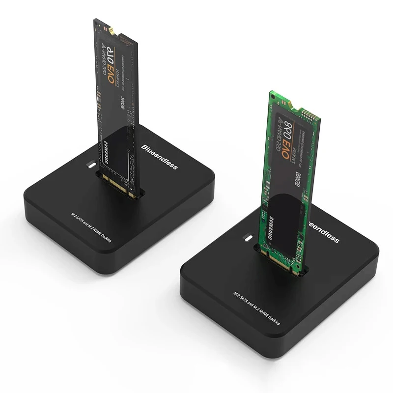 Внешний SSD-диск Blueendless, корпус M.2 SSD, 10 Гбитс, онлайн-считывание, скорость записи, SSD-накопитель для док-станции SATA NVME (art.: 3920d15375eff) - 3920d15375eff