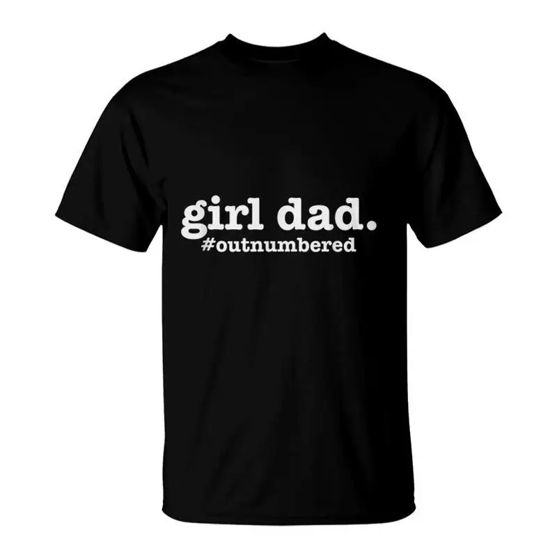 Футболка Girl Dad Outnumbered Fathers Day Dad Of Girls, роскошная мужская футболка с аниме, мужская футболка с рисунком аниме