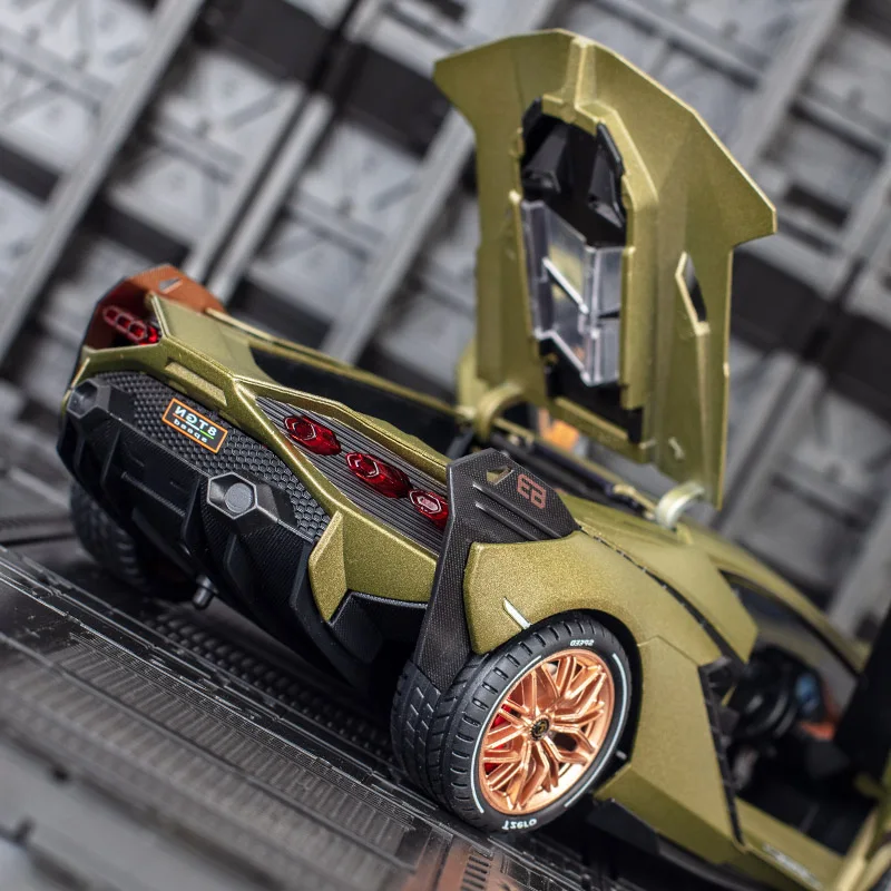 1:18 Lamborghini sian модель автомобиля из сплава, украшения для коллекции, дверей и капота двигателя, багажник можно открыть для детских игрушек (art.: 3920d0e57f4e9) - 3920d0e57f4e9