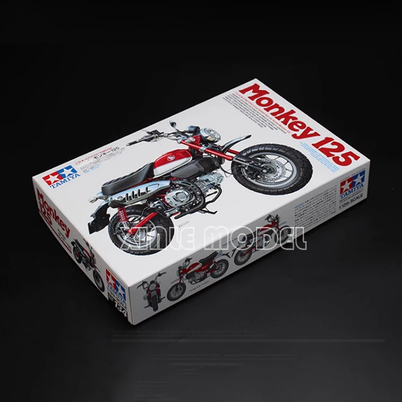 Комплект модели мотоцикла TAMIYA в масштабе 14134 Monkey 125, мотоцикл 1/12, коллекция игрушечных моделей для хобби Конструкторы