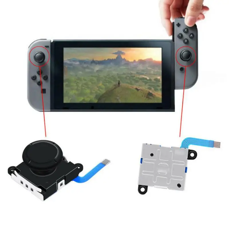 OEM Замена 3D пальцы вверх аналоговый рокер для Joy-con ручка контроллера для контроллера переключателя Nintendo для планшетов Joycon