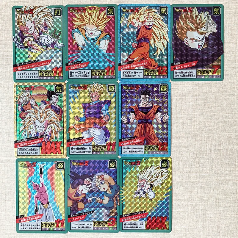 Фото Квадратные карты-вспышки DRAGON BALL Z, аниме, серия 1-20, Сон Гоку, Вегета, Фриза, сотовый элемент, полный набор №5