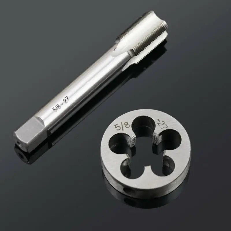 Фото Handwerkzeug Die CNC Gewindebohrer Und Matrizensatz Zubehör High speed steel TPI 27 Rechts Hartmetallwerkzeug UNS №2