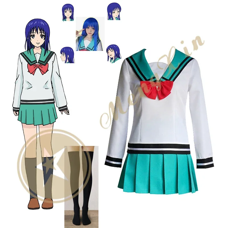 Аниме The Disastrous Life of Saiki K. Teruhashi Kokomi Платье для косплея Saiki Kusuo No Sai-nan Yumehara Chiyo Sailor Custom Made AS